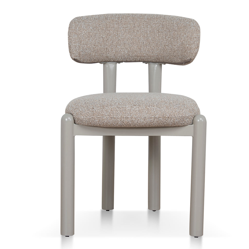 Cream Dining Chair | Verona Sand Weave (Set Of 2) | Myka Home