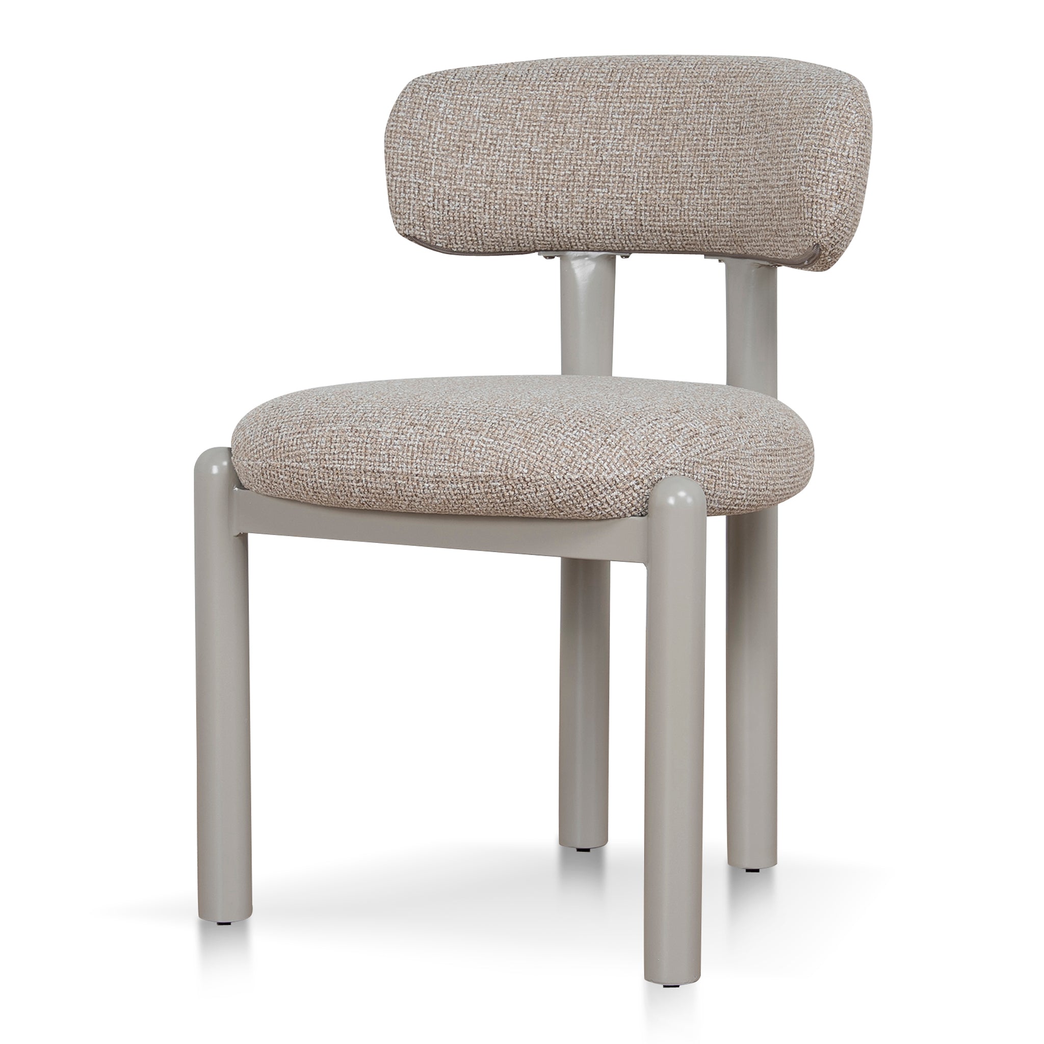 Cream Dining Chair | Verona Sand Weave (Set Of 2) | Myka Home