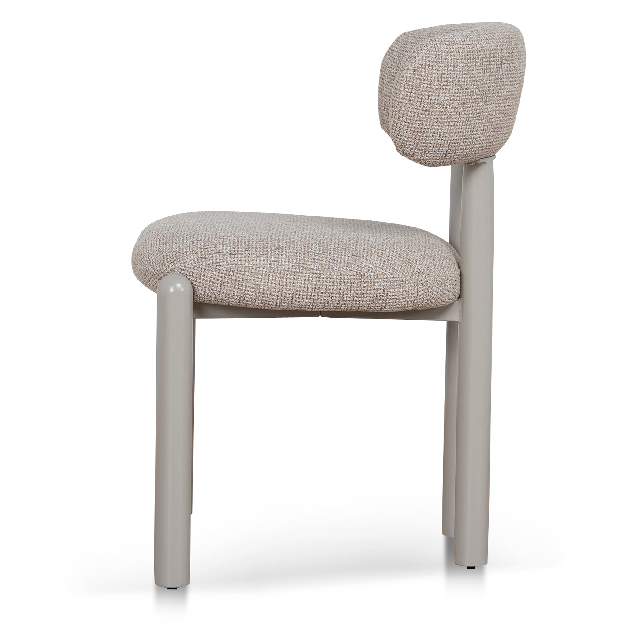 Cream Dining Chair | Verona Sand Weave (Set Of 2) | Myka Home