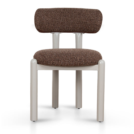 Cream Dining Chair | Verona Cinnamon Weave (Set Of 2) | Myka Home