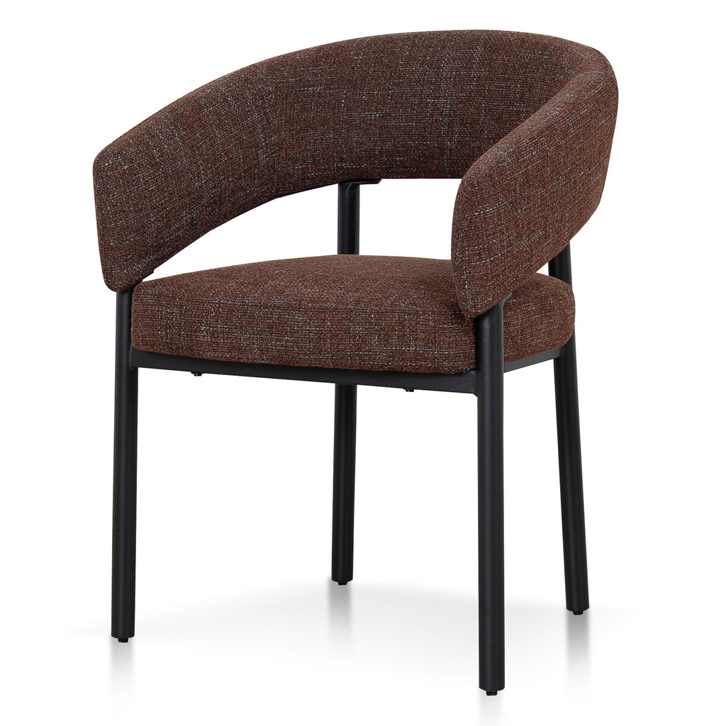 Black Dining Chair | Moss Brown (Set Of 2) | Myka Home
