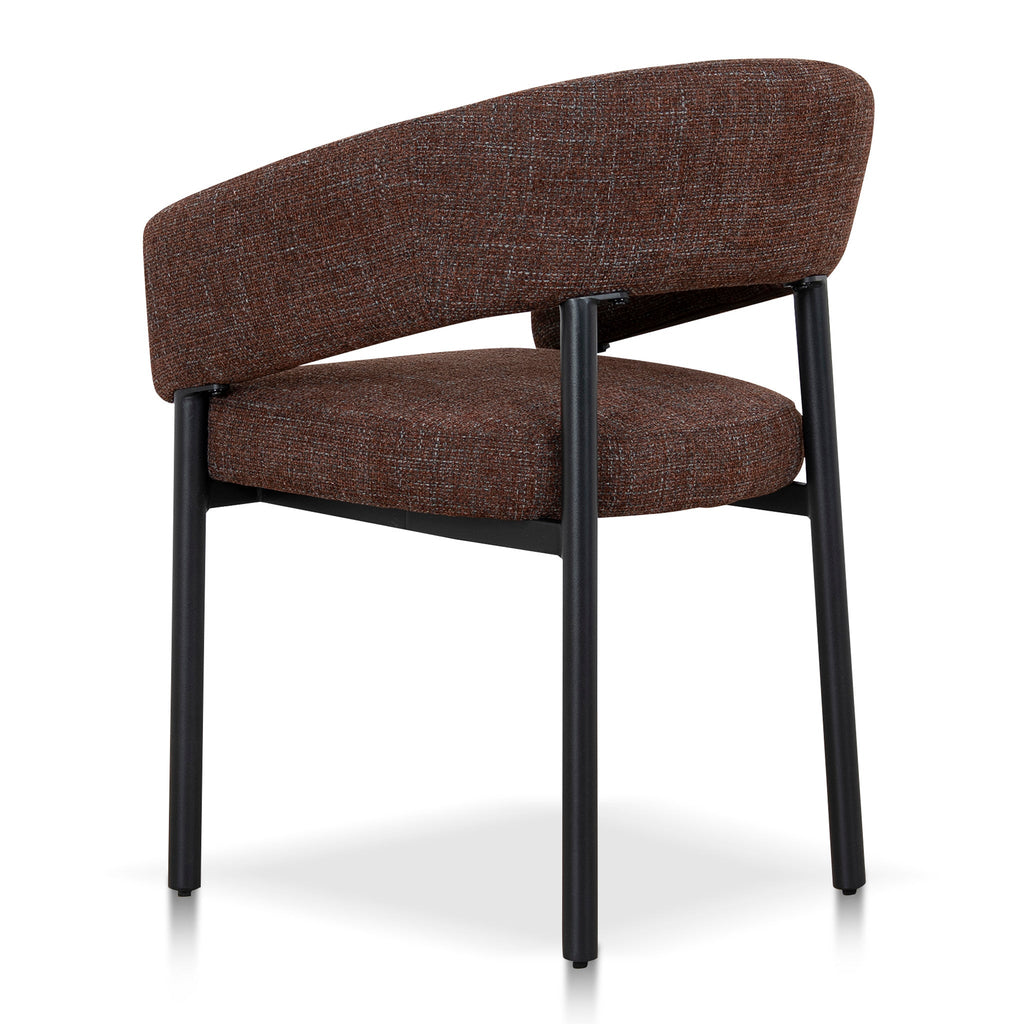 Black Dining Chair | Moss Brown (Set Of 2) | Myka Home