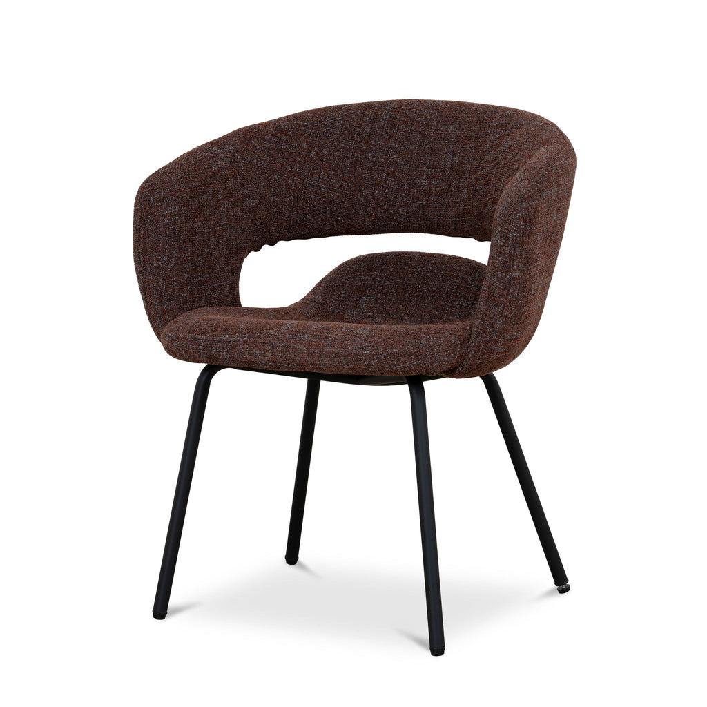 Black Dining Chair | Moss Brown (Set Of 2) | Myka Home