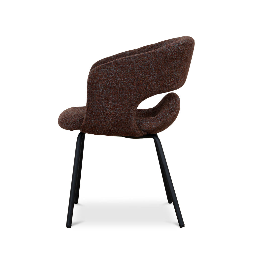 Black Dining Chair | Moss Brown (Set Of 2) | Myka Home