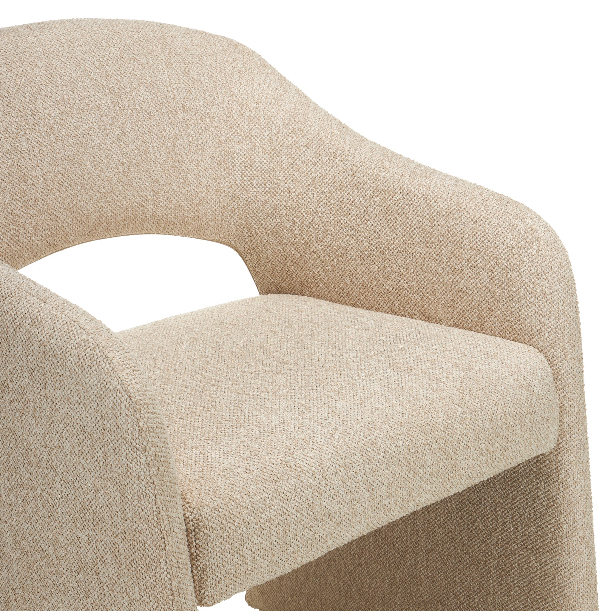 Fabric Dining Chair | Cobble Beige (Set Of 2) | Myka Home