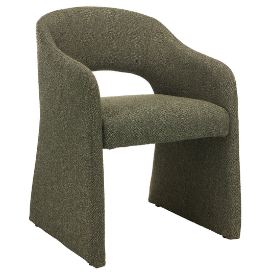 Fabric Dining Chair | Twill Green (Set Of 2) | Myka Home