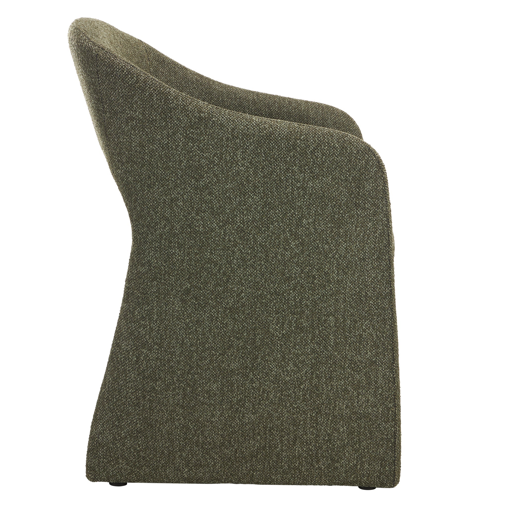 Fabric Dining Chair | Twill Green (Set Of 2) | Myka Home