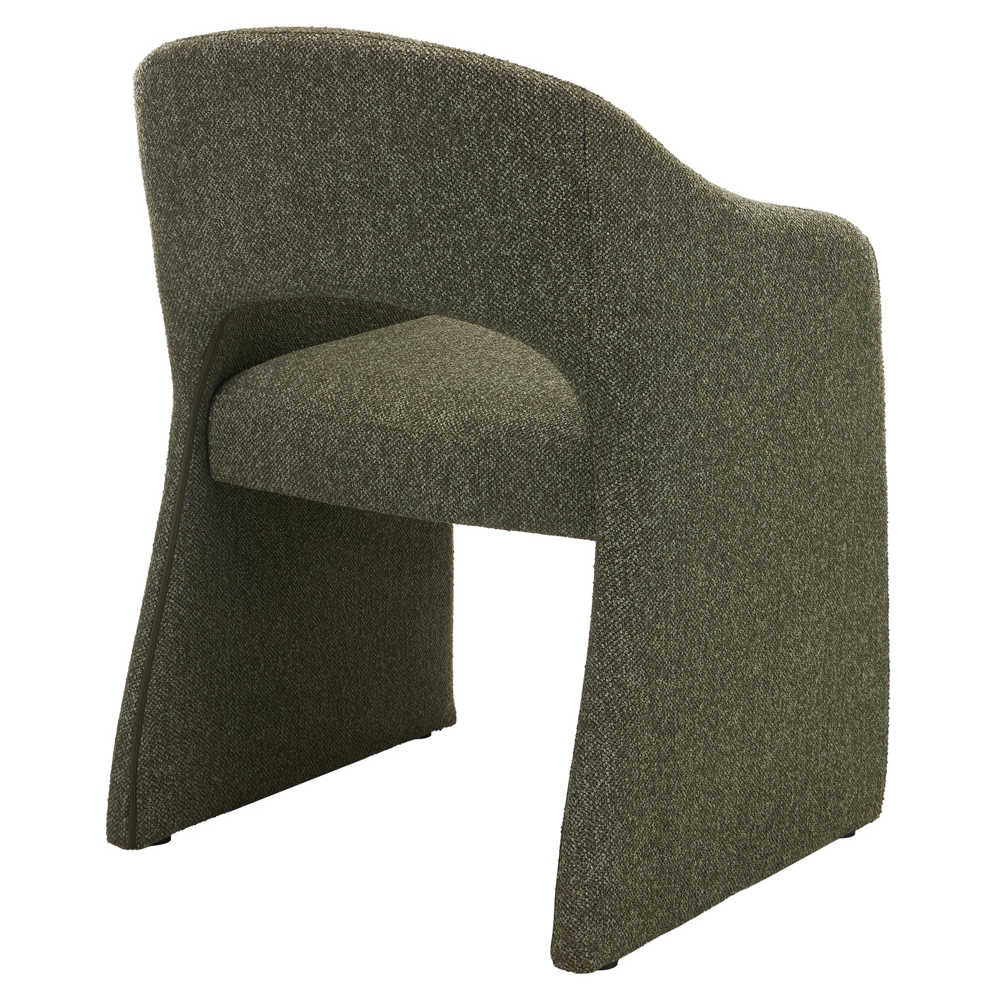 Fabric Dining Chair | Twill Green (Set Of 2) | Myka Home
