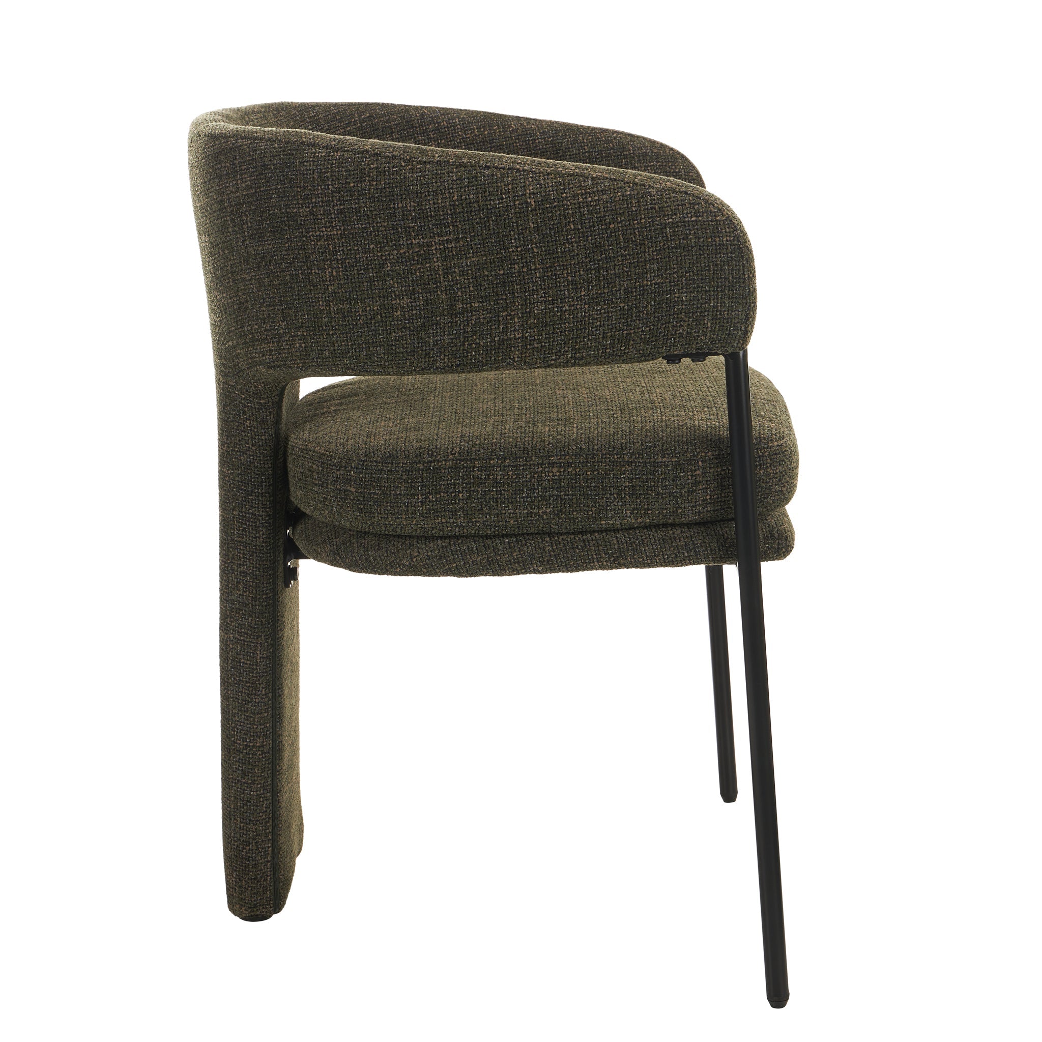 Fabric Dining Chair | Kaitoke Green (Set Of 2) | Myka Home
