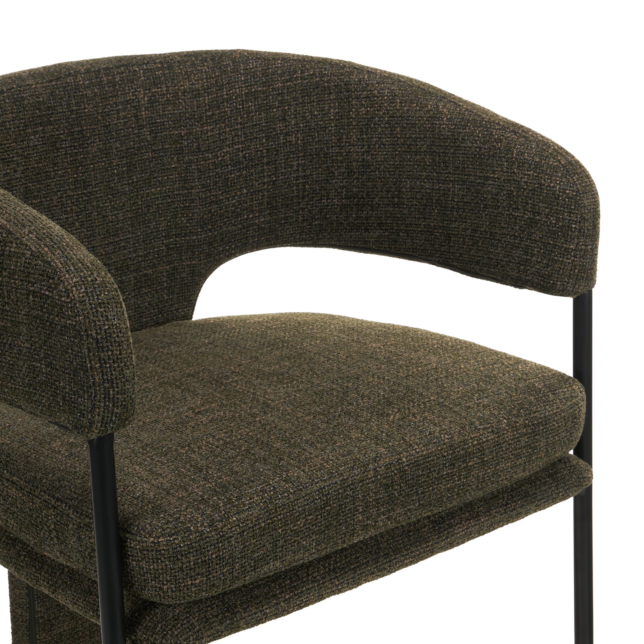 Fabric Dining Chair | Kaitoke Green (Set Of 2) | Myka Home