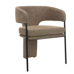 Fabric Dining Chair | Cobble Chocolate (Set Of 2) | Myka Home