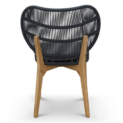 Ex display - CDC6721-EM Outdoor Dining Chair - Anthracite Grey Cushion