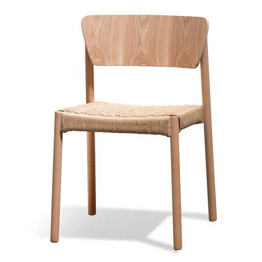 Rope Seat Dining Chair | Natural (Set Of 2) | Myka Home
