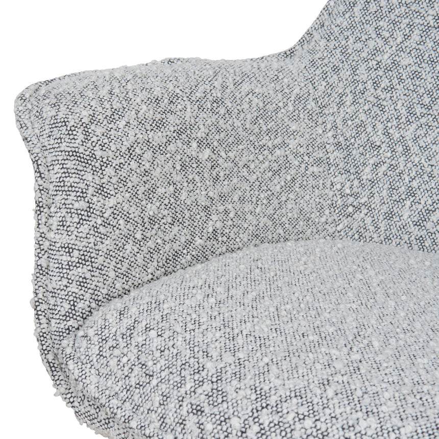 Dining Chair - Moonlit Pepper Boucle (Set of 2) - View 10