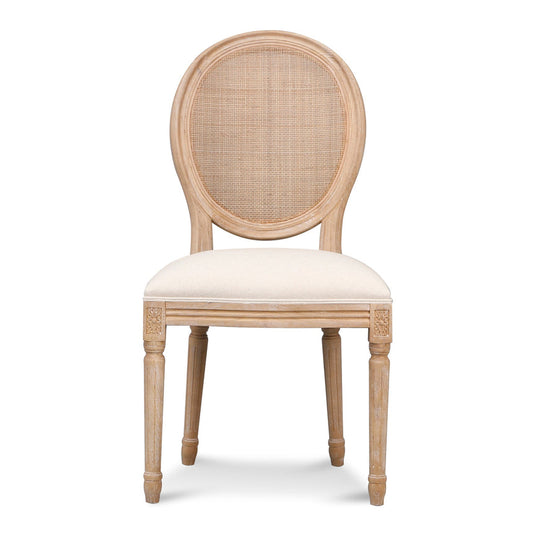 CDC8000-LJ Elm Dining Chair - Light Beige (Set of 2)