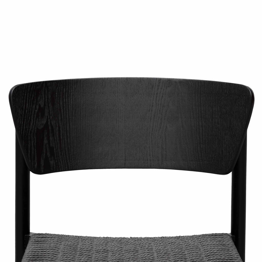 Rope Seat Dining Chair - Black (Set of 2) - View 7