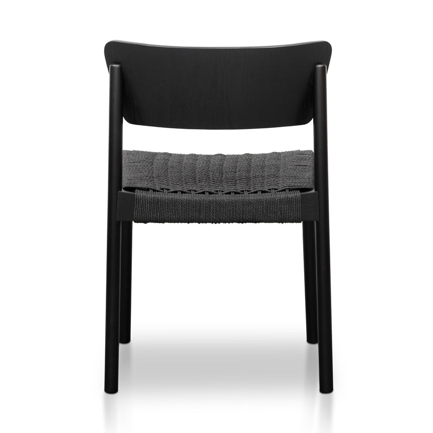 Rope Seat Dining Chair - Black (Set of 2) - View 6