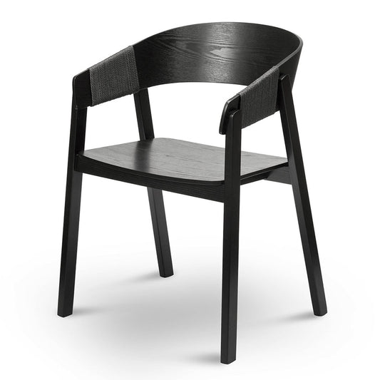 Ex Display - CDC8198-SD Dining Chair - Full Black