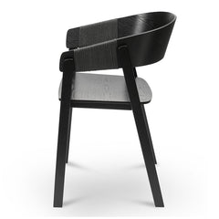 Ex Display - CDC8198-SD Dining Chair - Full Black