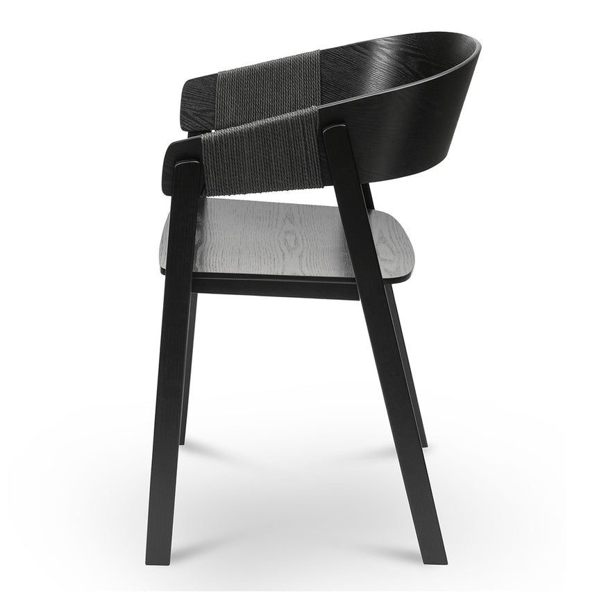 Dining Chair - Full Black (Set of 2) - View 4