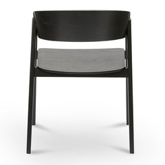 Ex Display - CDC8198-SD Dining Chair - Full Black