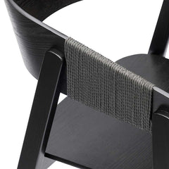 Ex Display - CDC8198-SD Dining Chair - Full Black