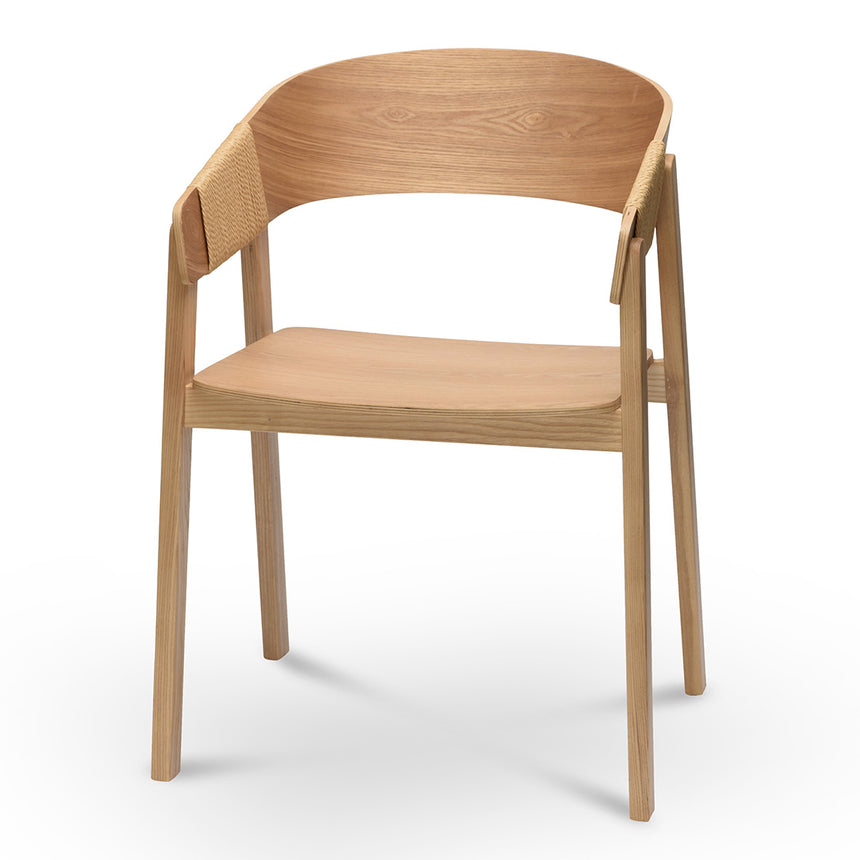 Rattan Dining Chair - Natural (Set of 2) - View 2