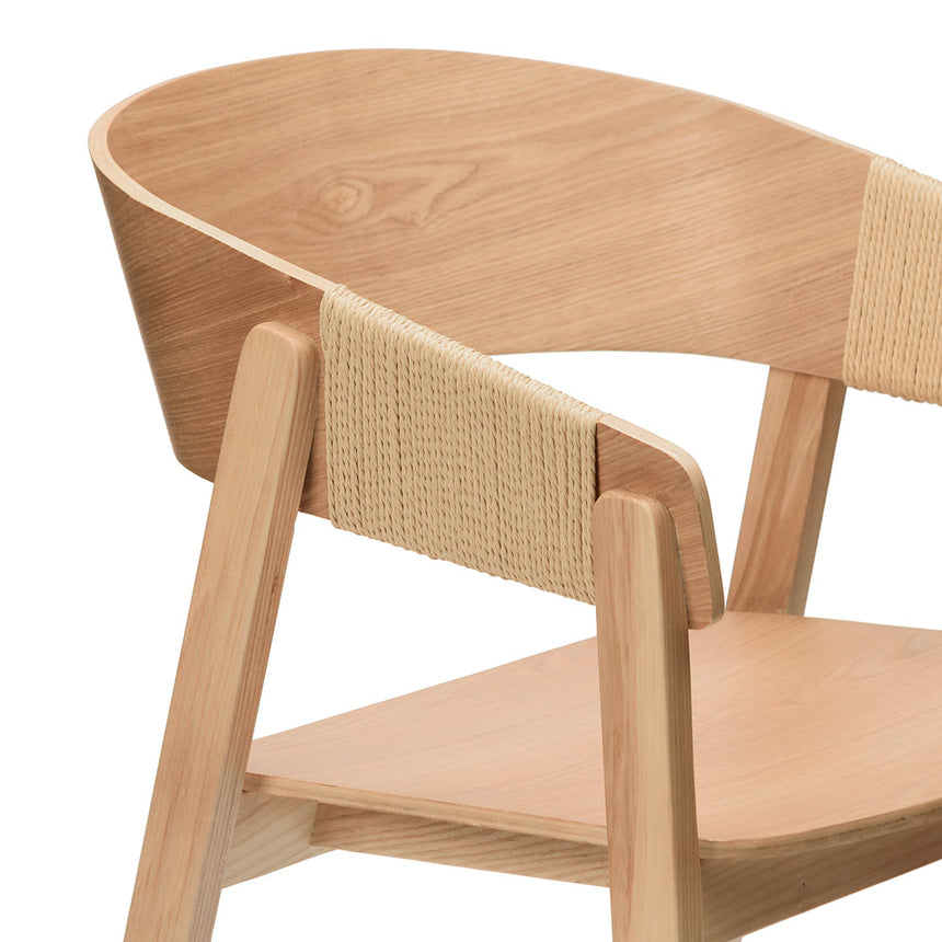 Rattan Dining Chair - Natural (Set of 2) - View 7