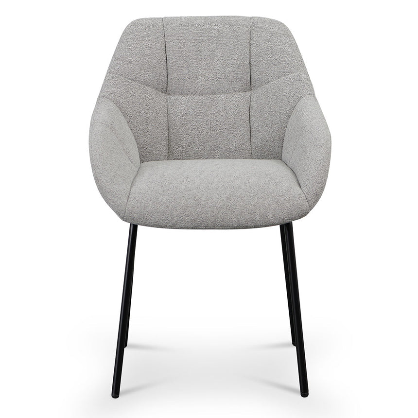 Fabric Dining Chair - Spec Grey (Set of 2) - View 3