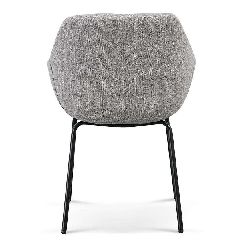 Fabric Dining Chair - Spec Grey (Set of 2) - View 11