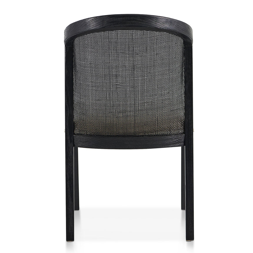Black ELM Dining Chair - Light Beige (Set of 2) - View 7