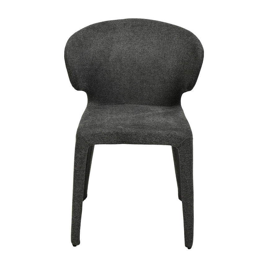 Fabric Dining Chair - Charcoal Grey (Set of 2) - View 3