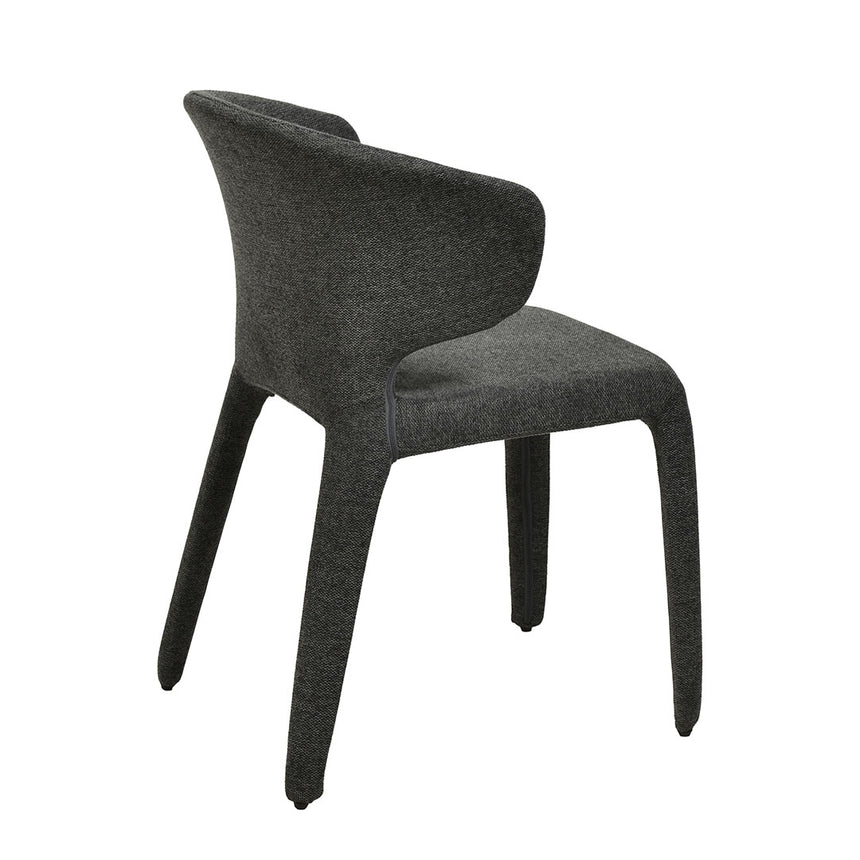 Fabric Dining Chair - Charcoal Grey (Set of 2) - View 7