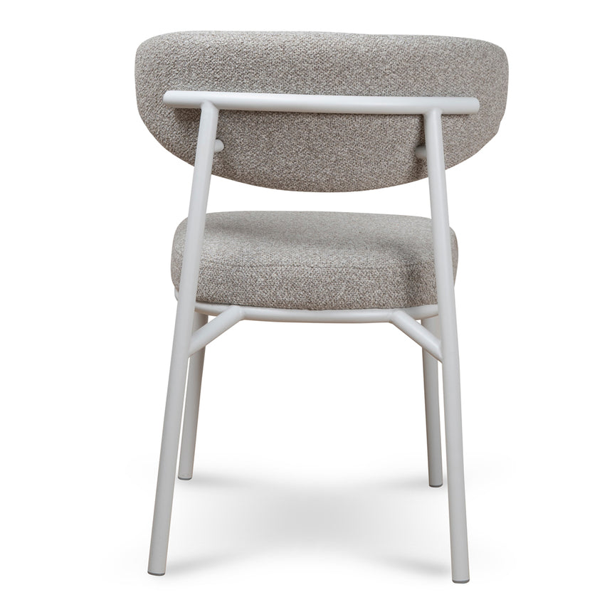 White Dining Chair - Clay Grey (Set of 2) - View 5