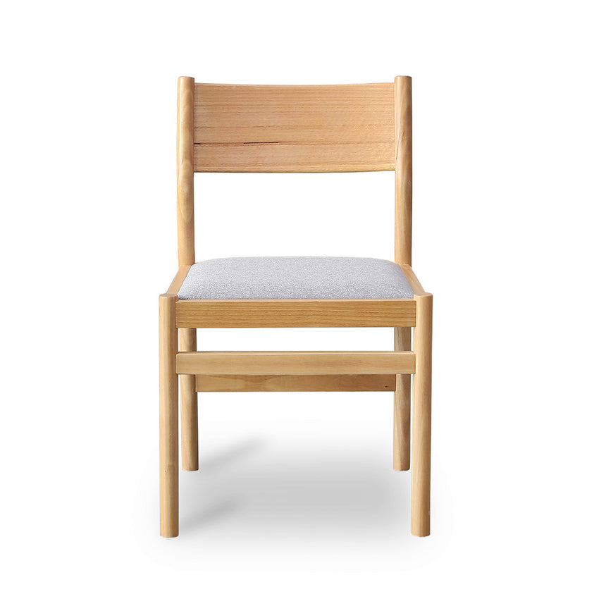 Mirit Natural Dining Chair - Moon Grey (Set of 2) - View 5