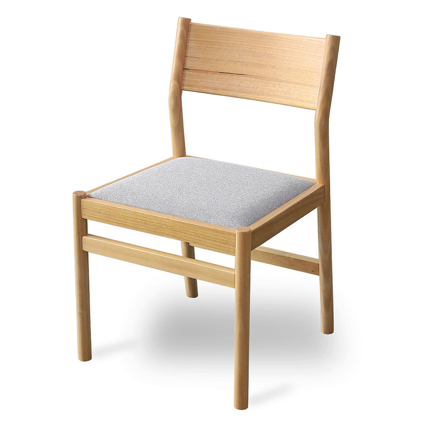 Mirit Natural Dining Chair - Moon Grey (Set of 2) - View 4