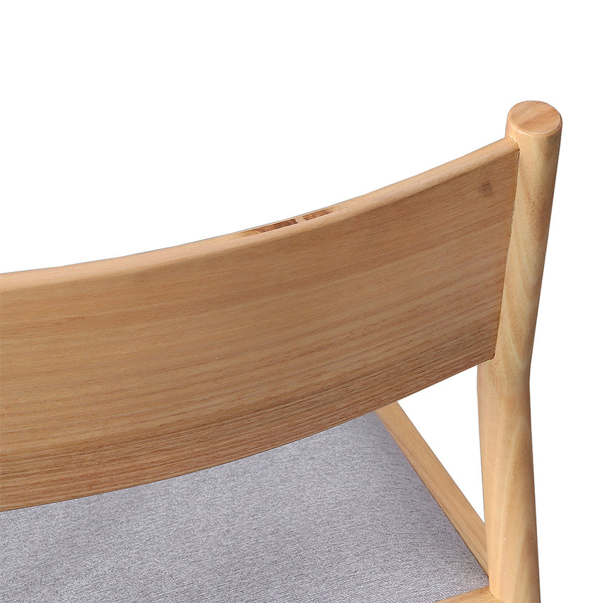 Mirit Natural Dining Chair - Moon Grey (Set of 2) - View 8
