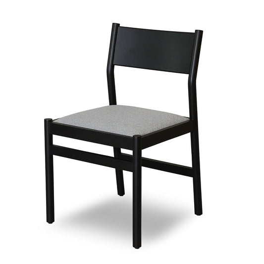 CDC8771-MAx2 Mirit Black Dining Cha | Moon Grey (Set of 2) | Myka Home