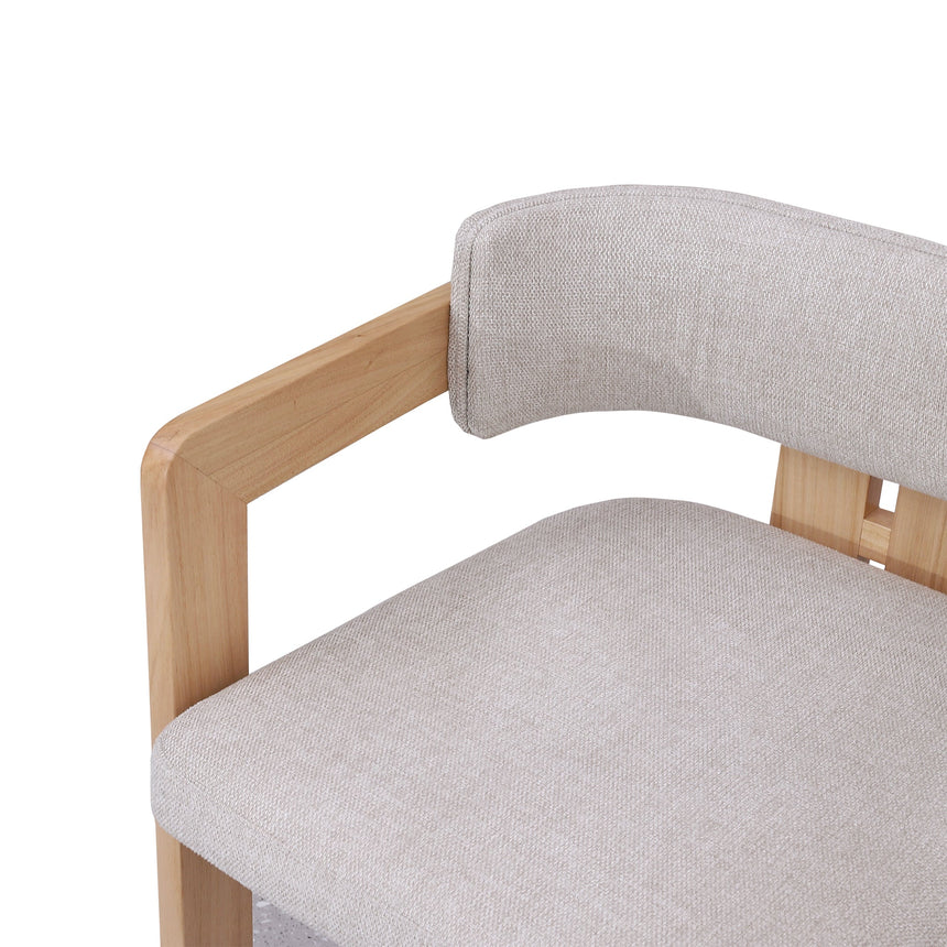 Natural Ash Dining Chair - Stone Beige (Set of 2) - View 5
