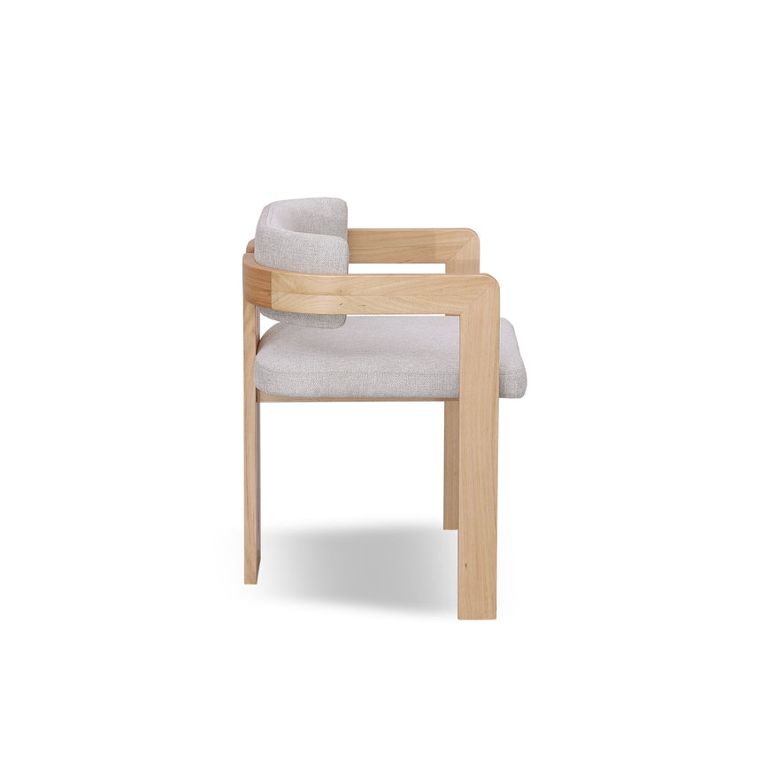Natural Ash Dining Chair - Stone Beige (Set of 2) - View 6