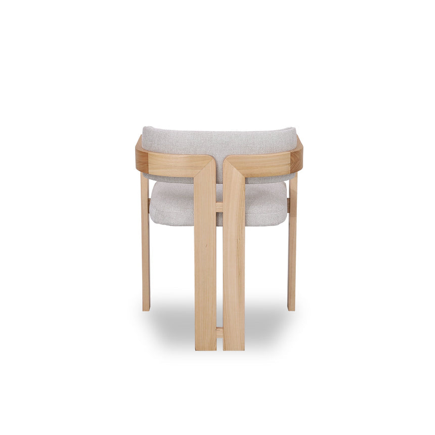 Natural Ash Dining Chair - Stone Beige (Set of 2) - View 7