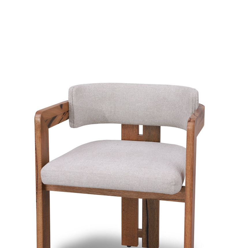 Natural Marri Dining Chair - Stone Beige (Set of 2) - View 4