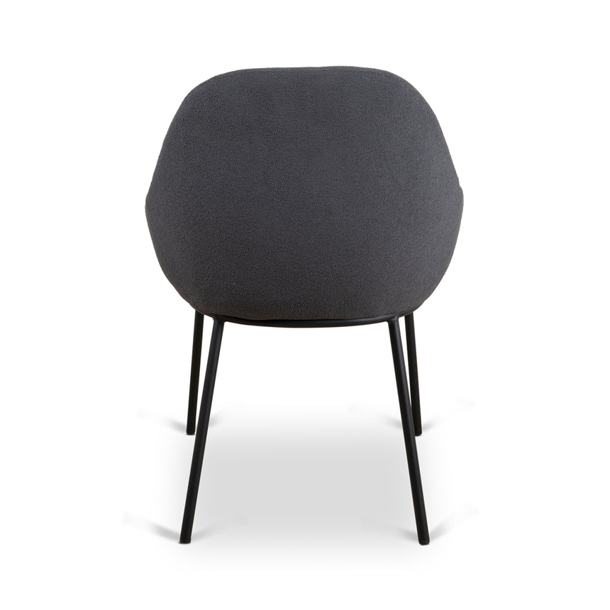 Fabric Dining Chair - Charcoal - View 5
