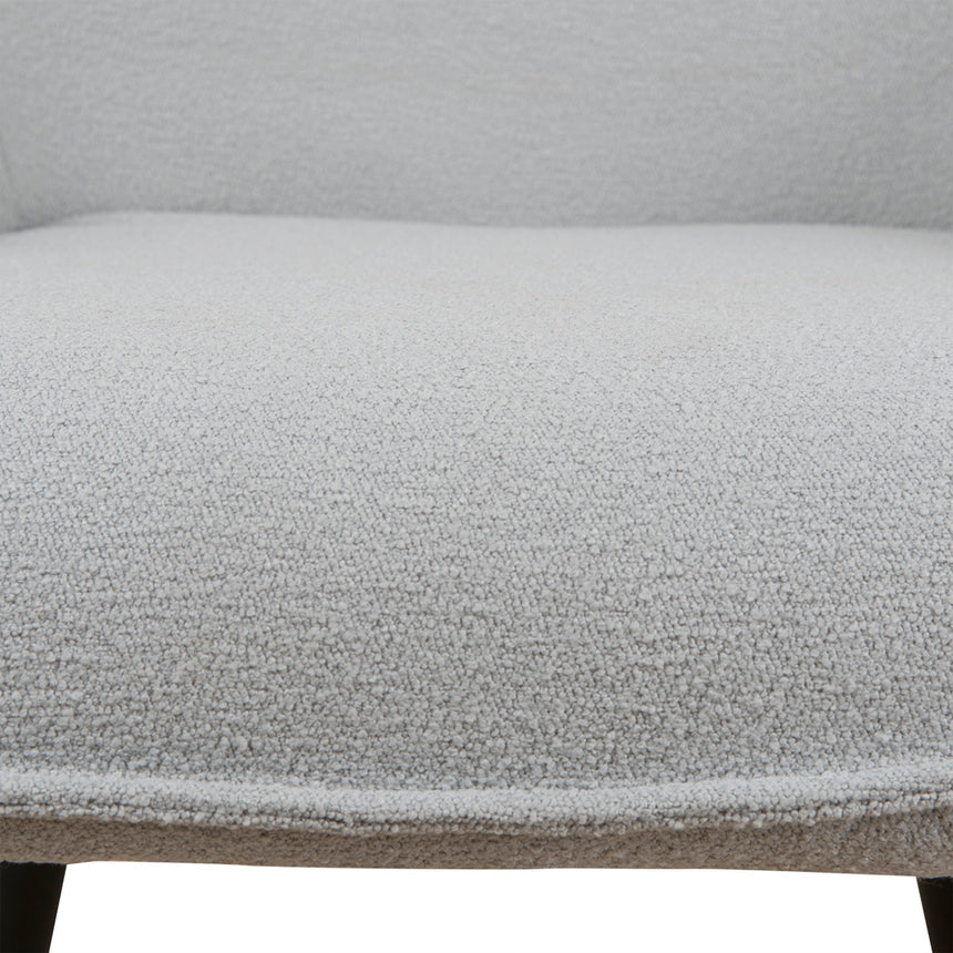 Fabric Dining Chair - Pale Grey - View 9