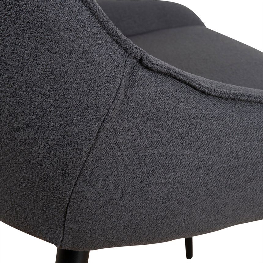 Fabric Dining Chair - Charcoal - View 8