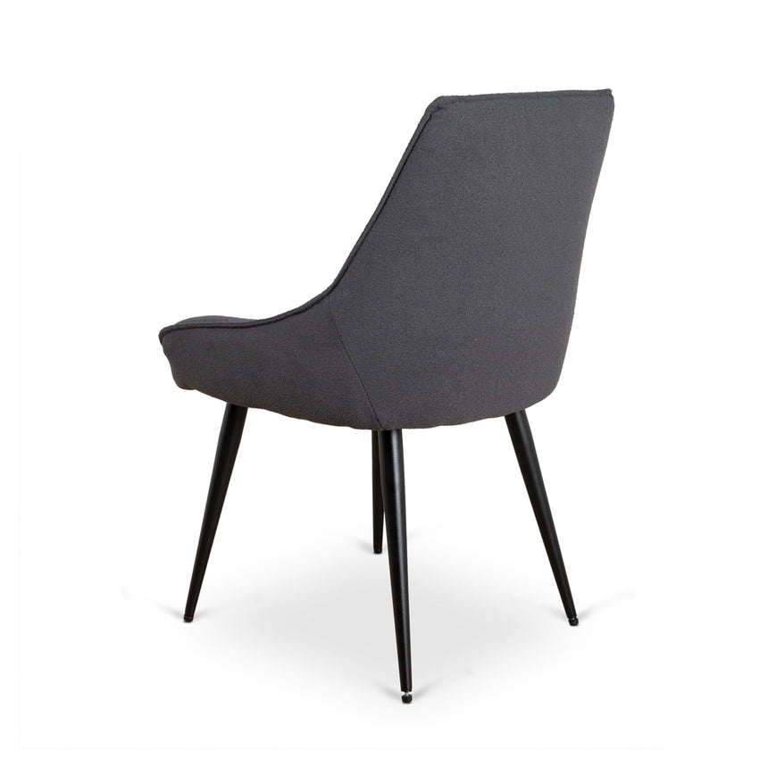Fabric Dining Chair - Charcoal - View 4