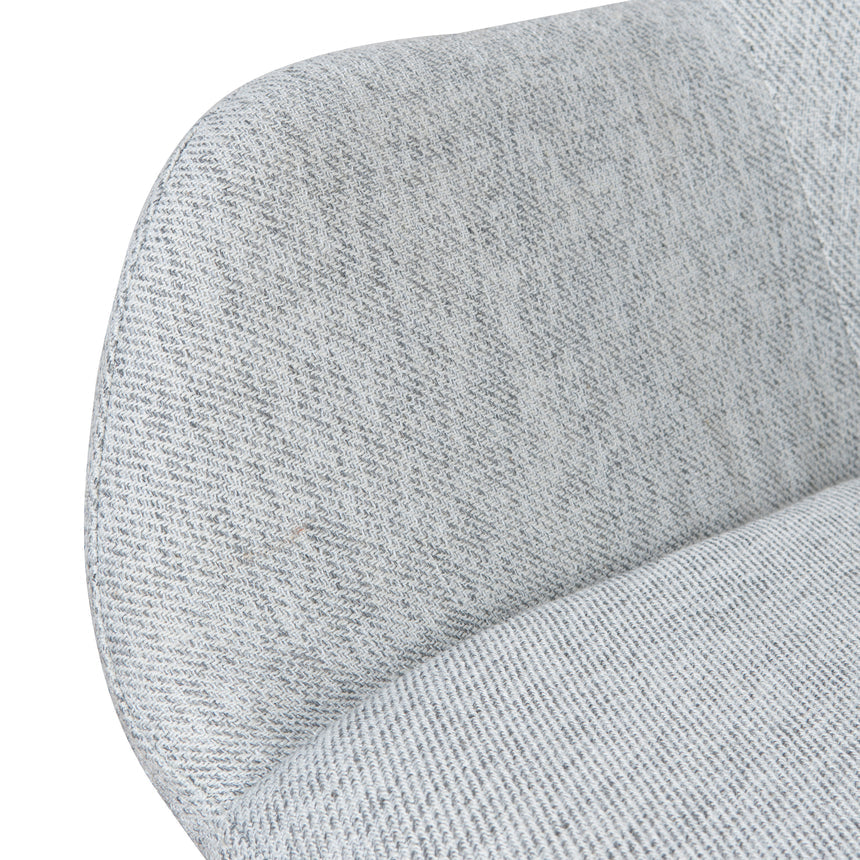 Fabric Dining chair - Silver Grey - View 7