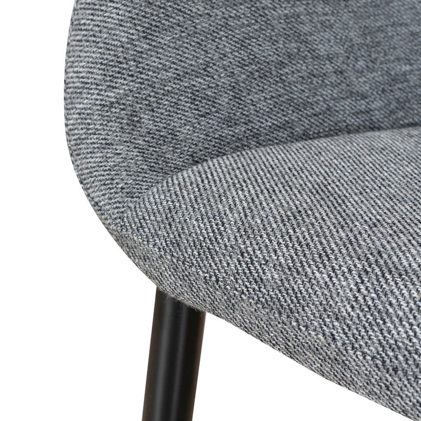 Fabric Dining chair - Lava Grey (Set of 2) - View 12