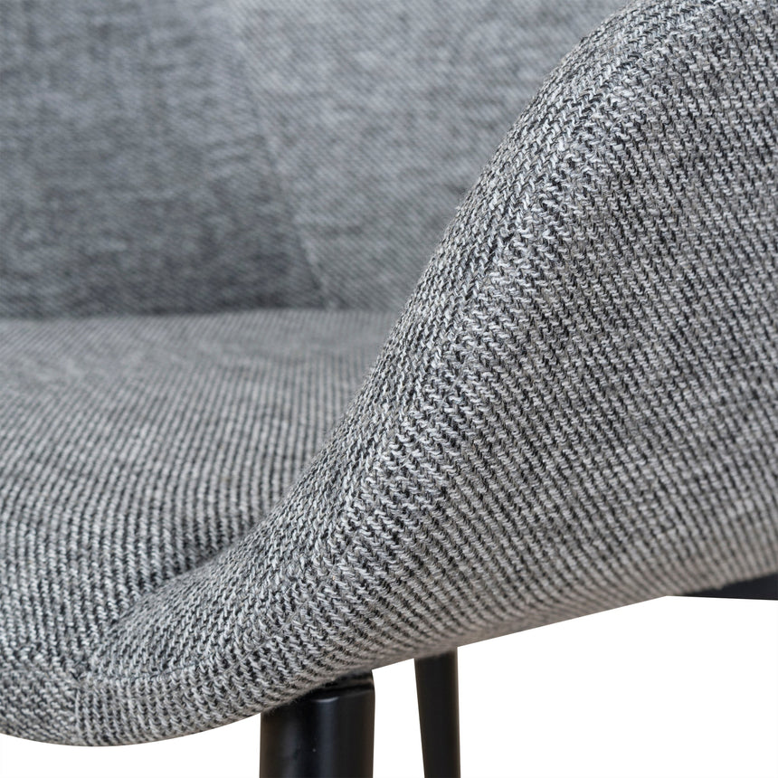 Fabric Dining chair - Lava Grey (Set of 2) - View 15