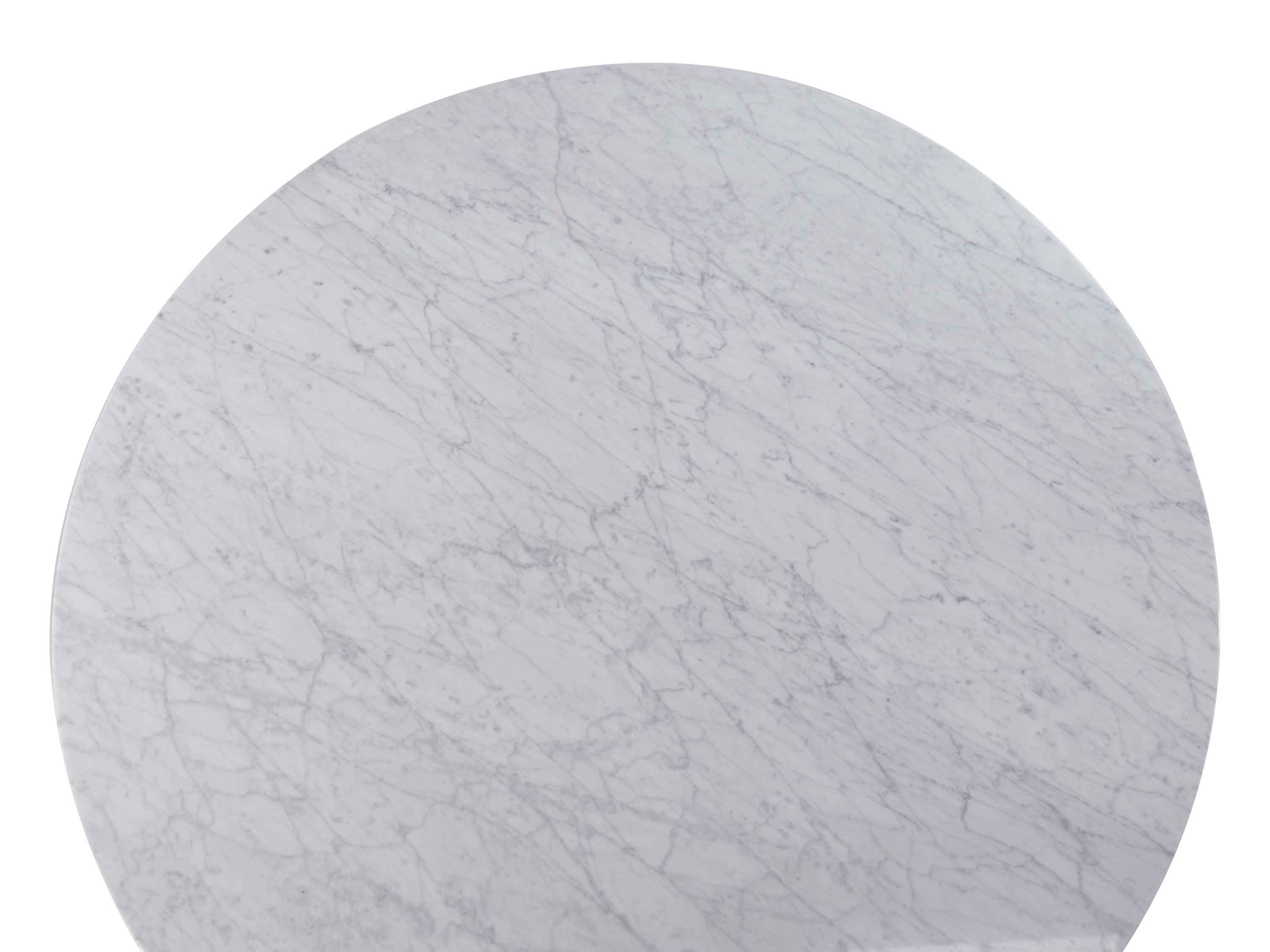 1.15M Marble Round Dining Table | Natural | Myka Home